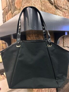 Lancôme Everyday Black Tote with Glossy Trim